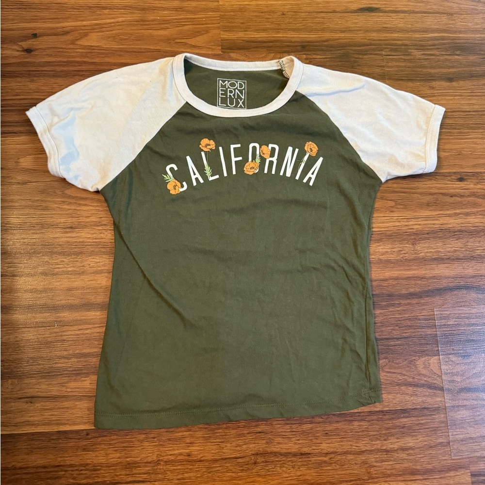 Girls size large California shirt used good condition